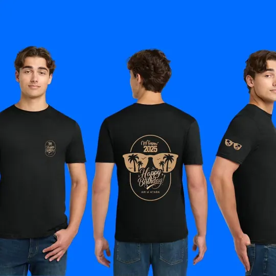 T-shirts · a birthday party by Croma Custom Apparel