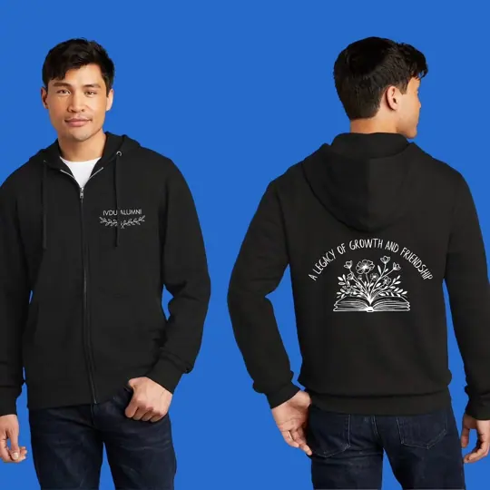 Hoodies · Ivdu alumni by Croma Custom Apparel
