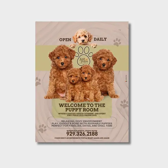 Ad · Just Pups by Croma Design