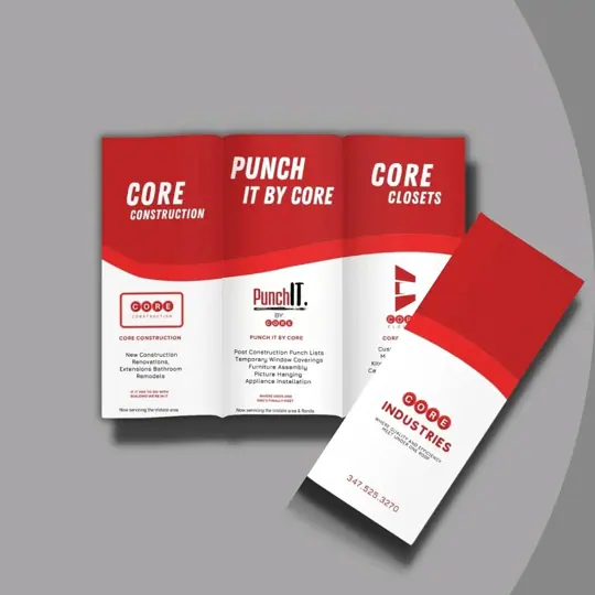 Brochure · Core Construction Team by Croma Design