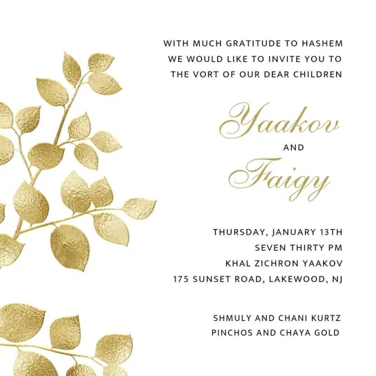 Wedding invitation by Croma Design